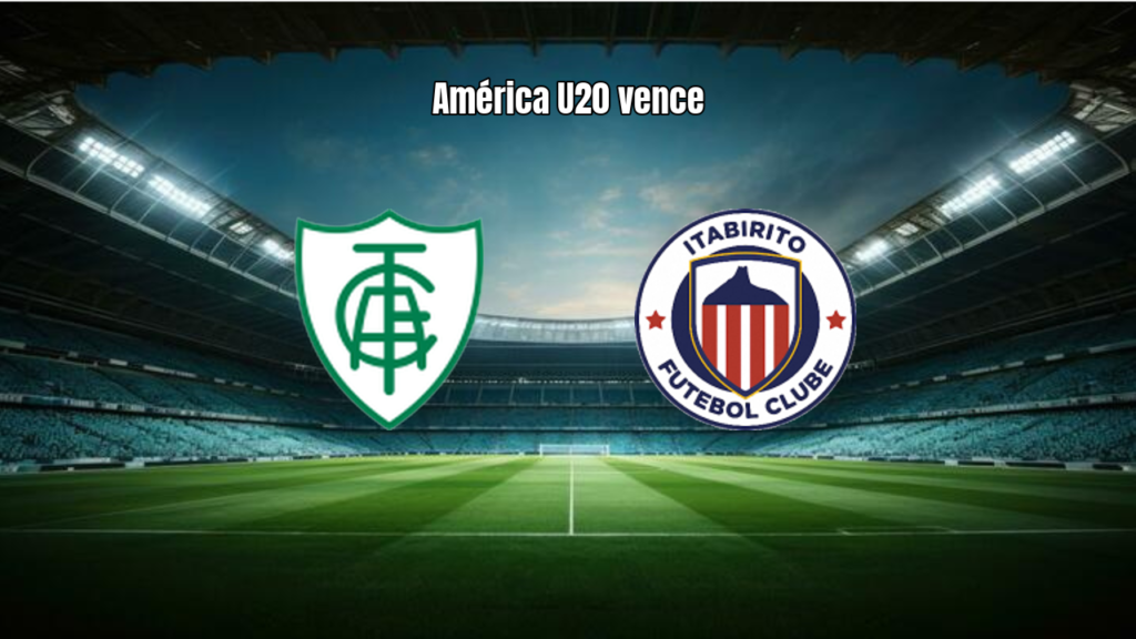 América Mineiro U20 domina e vence Itabirito U20 por 2-0