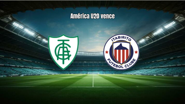 América Mineiro U20 domina e vence Itabirito U20 por 2-0