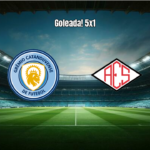 Grêmio Catanduvense 1 x 5 Santacruzense: Goleada na Série B