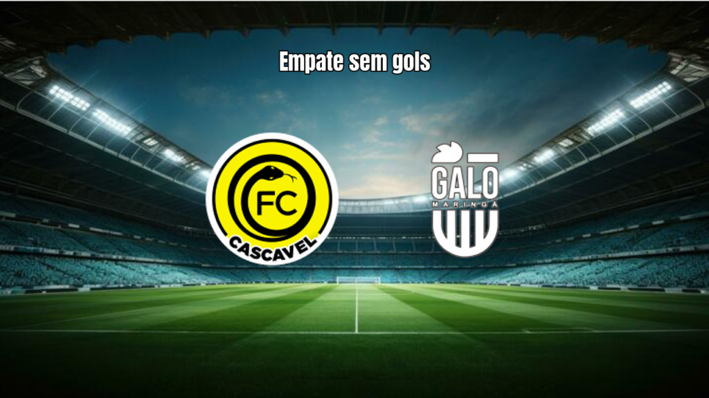 Cascavel U20 0x0 Galo Maringá U20: Quartas de Final Equilibradas