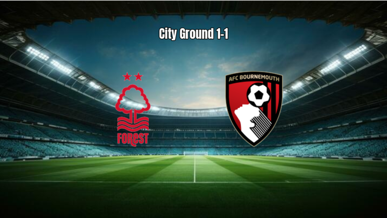 Nottingham Forest e Bournemouth empatam na última rodada da Premier League