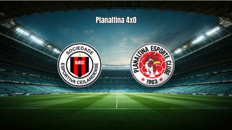 Ceilandense U20 0x4 Planaltina DF U20: Goleada na Rodada 2