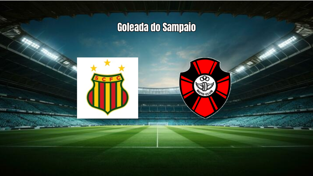 Sampaio Correa goleia Moto Club por 4 a 0 na Série D