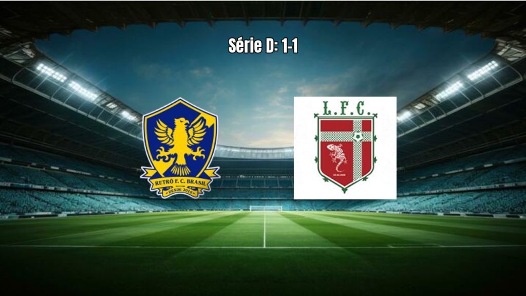 Retrô 1-1 Lagarto: Empate Equilibrado na Arena Pernambuco