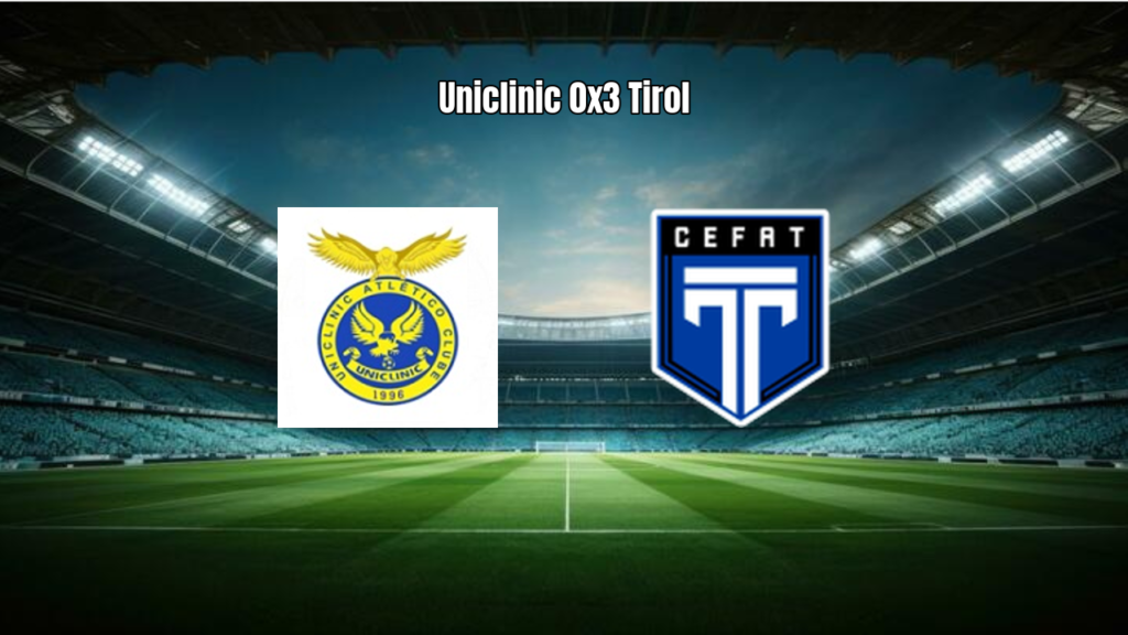 Uniclinic 0x3 Tirol: domínio e gols na Série D