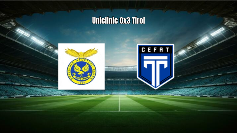 Uniclinic 0x3 Tirol: domínio e gols na Série D