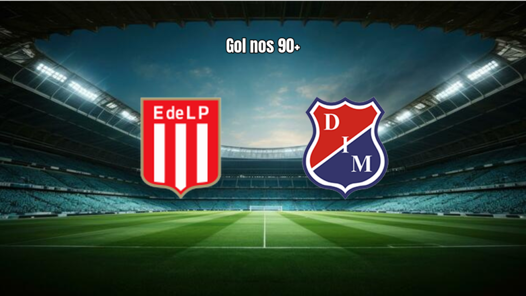 Estudiantes L.P. 1x0 Independiente Medellin: domínio e gol no fim
