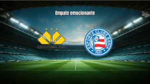 Criciuma U20 e Bahia U20 empatam em 1 a 1 no Brasileiro U20