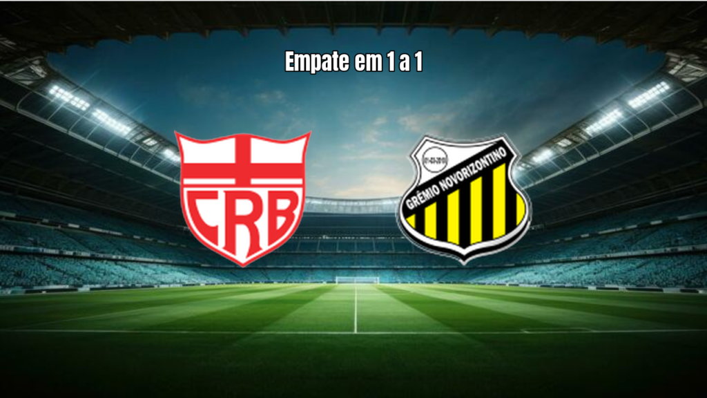 CRB U20 e Novorizontino U20 empatam em 1 a 1 pelo Brasileiro