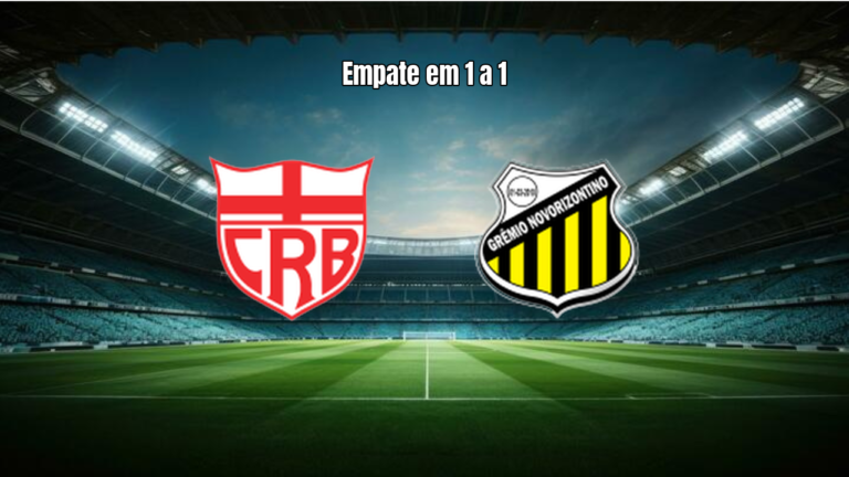 CRB U20 e Novorizontino U20 empatam em 1 a 1 pelo Brasileiro