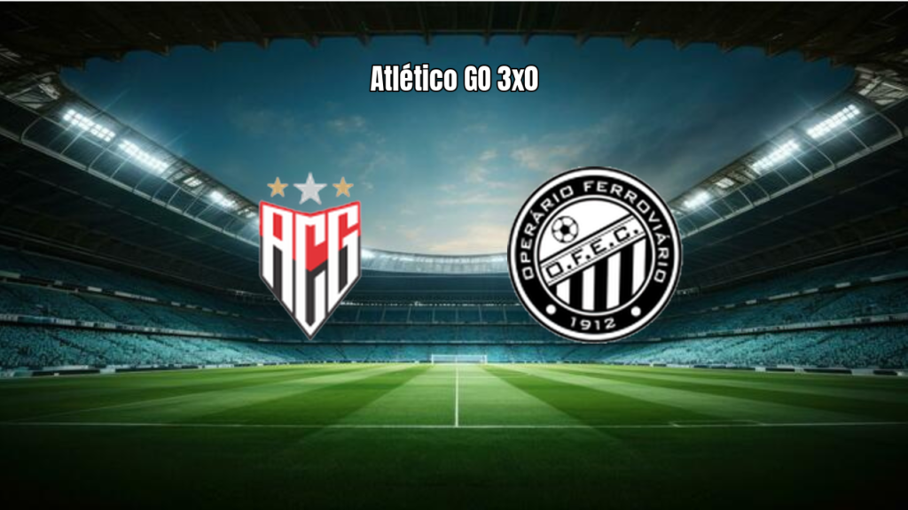 Atlético GO U20 domina Operário PR U20 e vence por 3 a 0