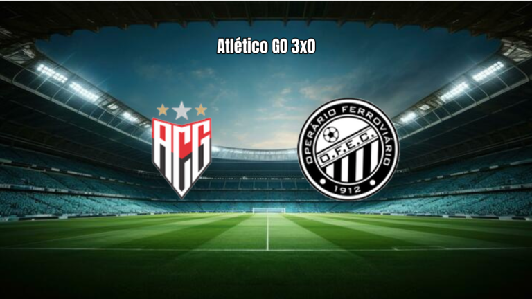 Atlético GO U20 domina Operário PR U20 e vence por 3 a 0