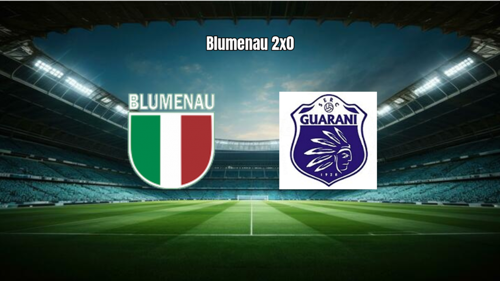 Blumenau vence Guarani de Palhoça por 2 a 0 na Série B Catarinense