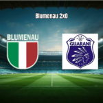 Blumenau vence Guarani de Palhoça por 2 a 0 na Série B Catarinense