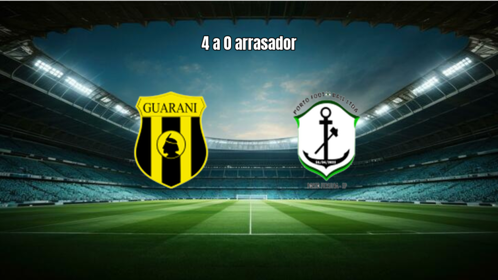 Guarani U20 goleia Porto Football U20 por 4 a 0 na estreia