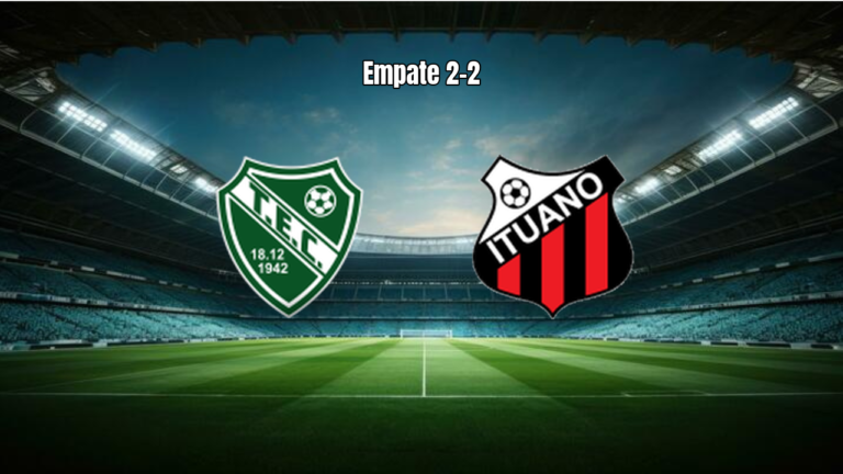 Tanabi SP U20 empata com Ituano U20 em 2 a 2 no Paulista Sub-20