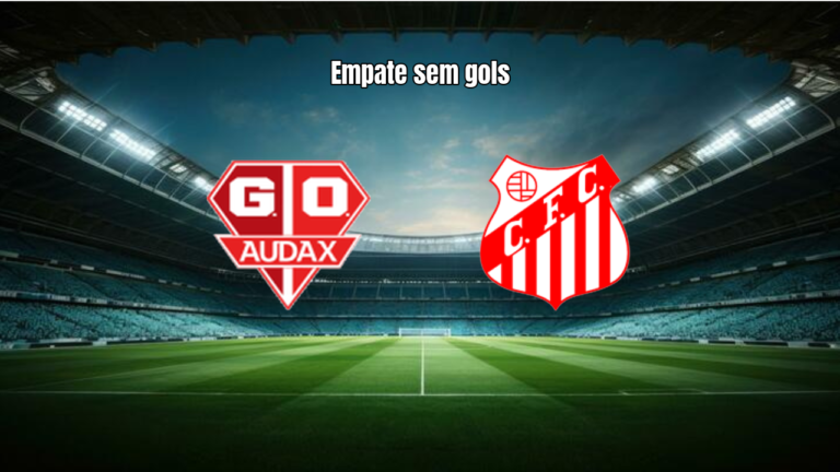 Osasco Audax U20 e Capivariano U20 empatam sem gols no Paulista
