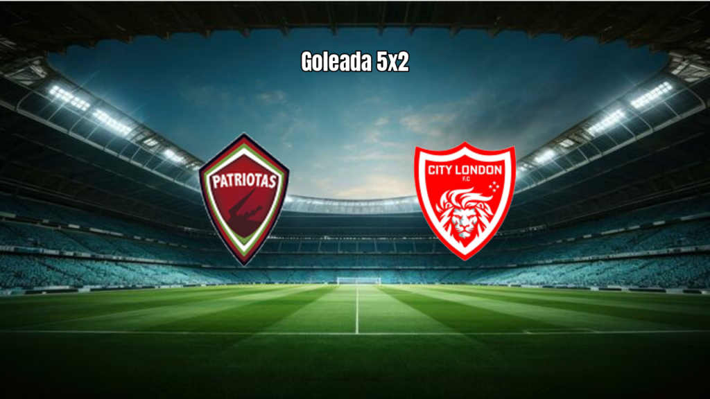 Patriotas U20 5x2 City London U20: Goleada na Semifinal