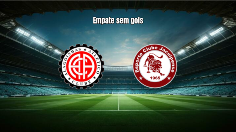 Atlético Alagoinhas U20 e Jacuipense U20 empatam em 0 a 0