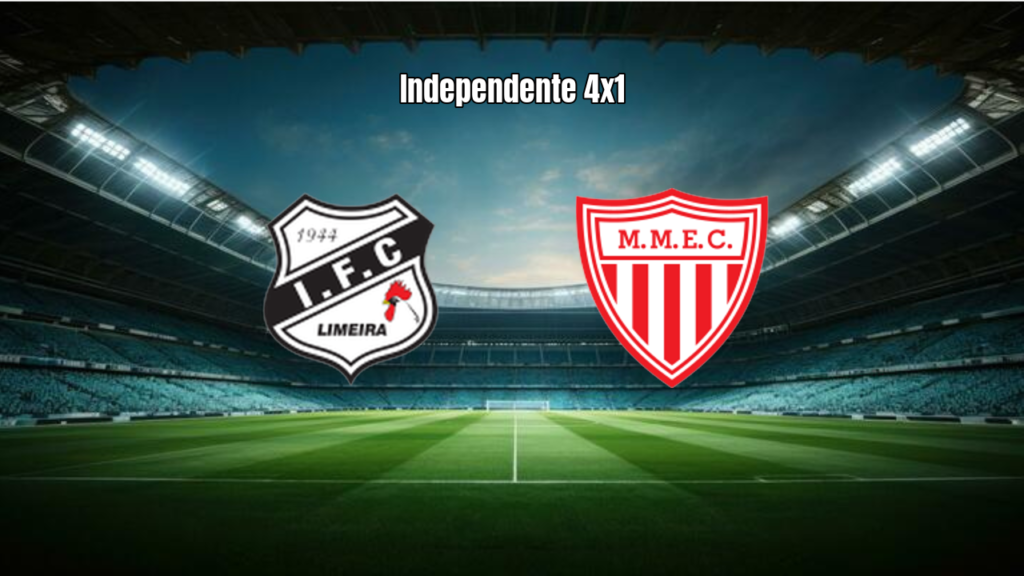 Independente SP goleia Mogi Mirim por 4 a 1 na Série B