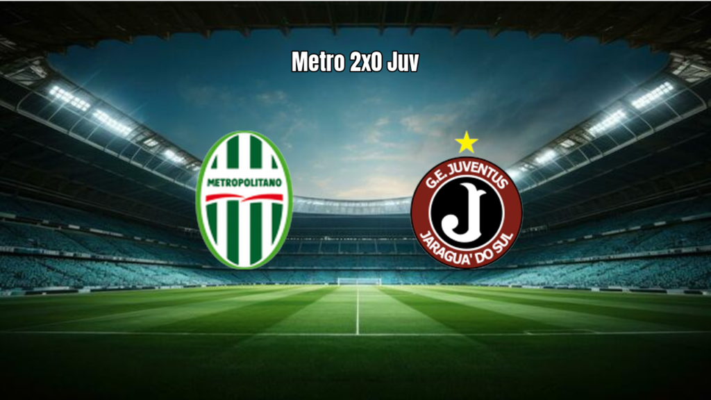 Metropolitano derrota Juventus SC por 2 a 0 no Catarinense