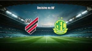 Athletico Paranaense vence Mirassol nos minutos finais
