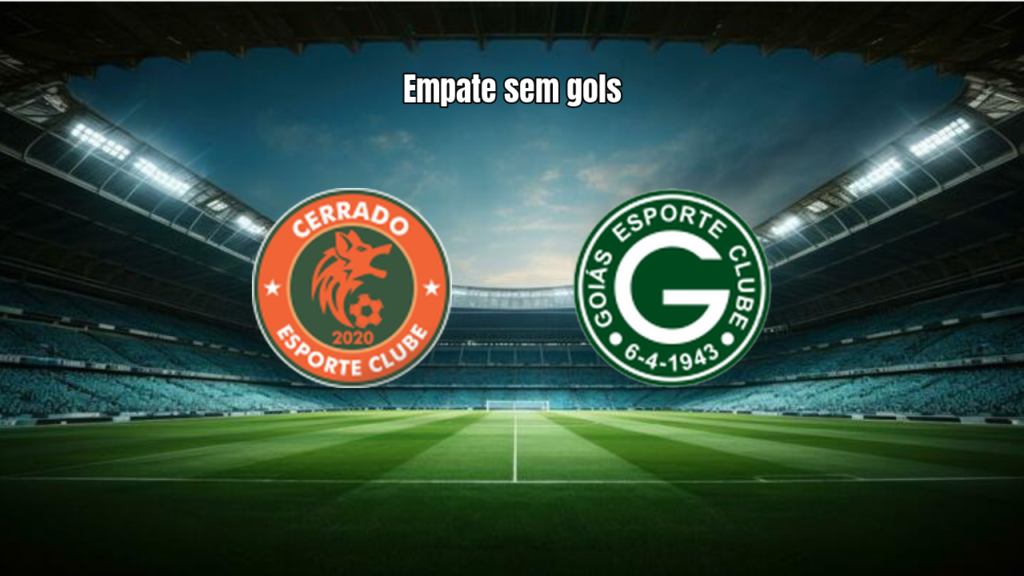 Cerrado EC U20 e Goiás U20 empatam em 0-0 nas quartas do Goiano