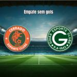 Cerrado EC U20 e Goiás U20 empatam em 0-0 nas quartas do Goiano