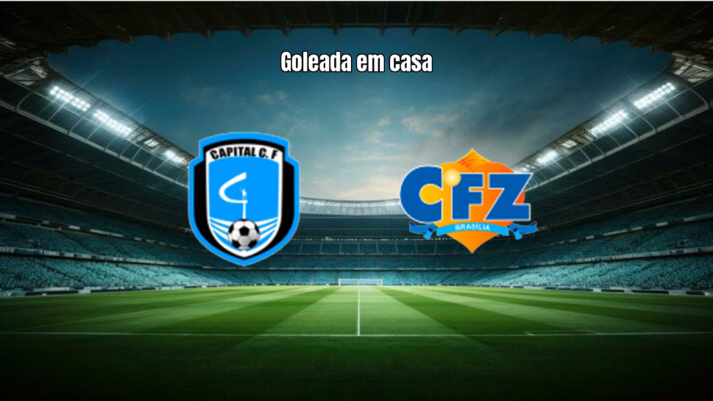 Capital TO U20 goleia CFZ Brasília por 5 a 1 no Brasiliense U20