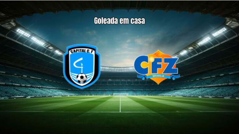 Capital TO U20 goleia CFZ Brasília por 5 a 1 no Brasiliense U20