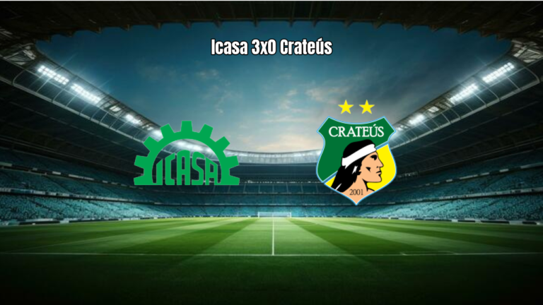 Icasa 3x0 Crateús: domínio e classificação na semi do Cearense