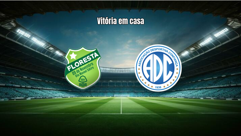 Floresta vence Confiança por 1 a 0 e segue firme na Série C