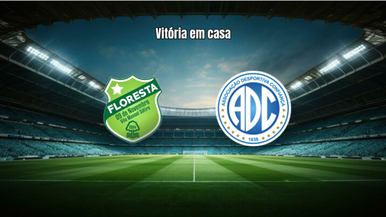 Floresta vence Confiança por 1 a 0 e segue firme na Série C