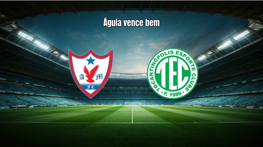Águia de Marabá vence Tocantinópolis por 3-1 na Série D