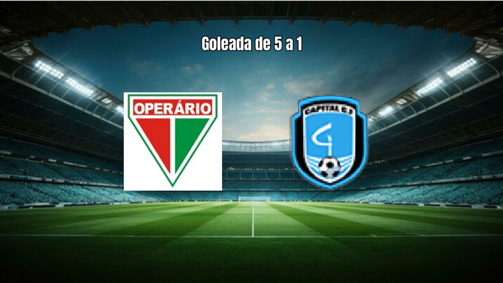 Capital Brasília goleia CEOV Operário por 5 a 1 na Série D