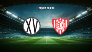 Empate nos Acréscimos: XV de Piracicaba 1-1 Noroeste