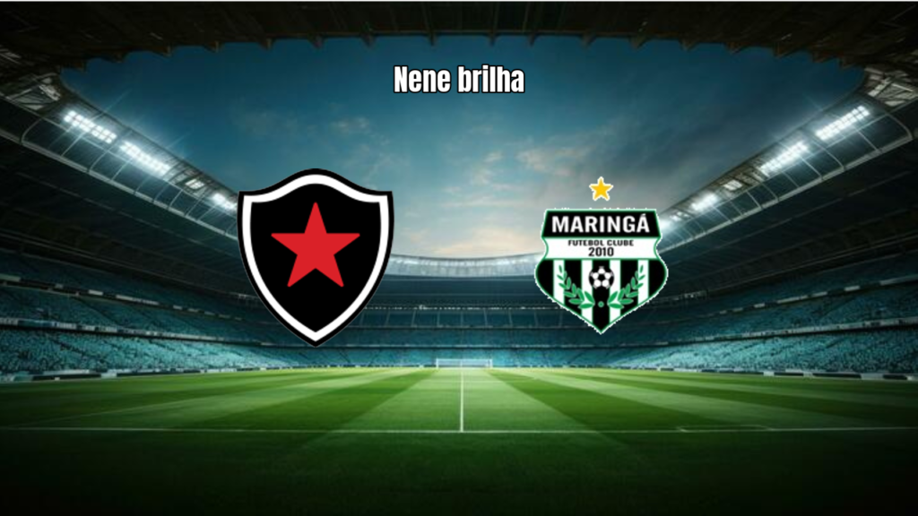 Botafogo PB 2 a 1 Maringá: Nene decide e time vence