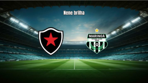 Botafogo PB 2 a 1 Maringá: Nene decide e time vence