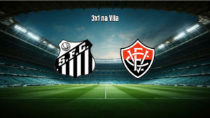 Santos domina Vitória e vence por 3 a 1 na Vila Belmiro