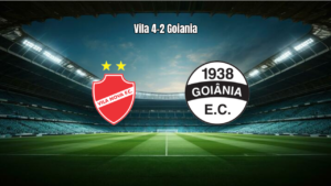 Vila Nova U20 goleia Goiania e avança nas quartas do Goiano