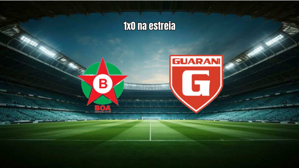 BOA 1x0 Guarani MG: vitória na estreia do Mineiro 2