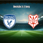 Decisão vence Sergipe de virada por 3 a 2 na Série D