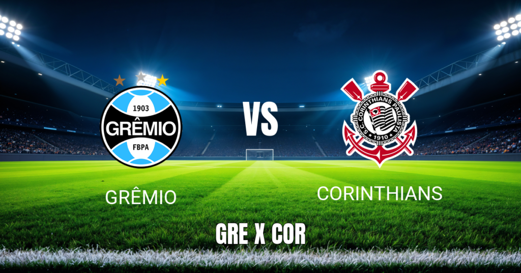 Onde assistir Grêmio x Corinthians ao vivo: Palpite para 30/05/2026