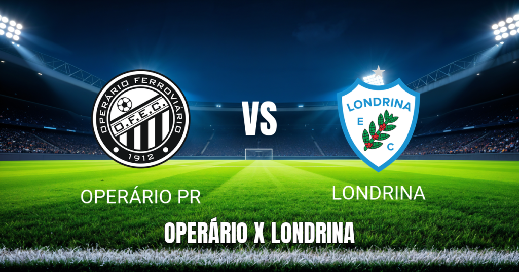 Onde assistir Operário PR x Londrina ao vivo: Palpite do jogo 03/05/2026
