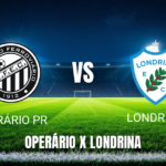 Onde assistir Operário PR x Londrina ao vivo: Palpite do jogo 03/05/2026