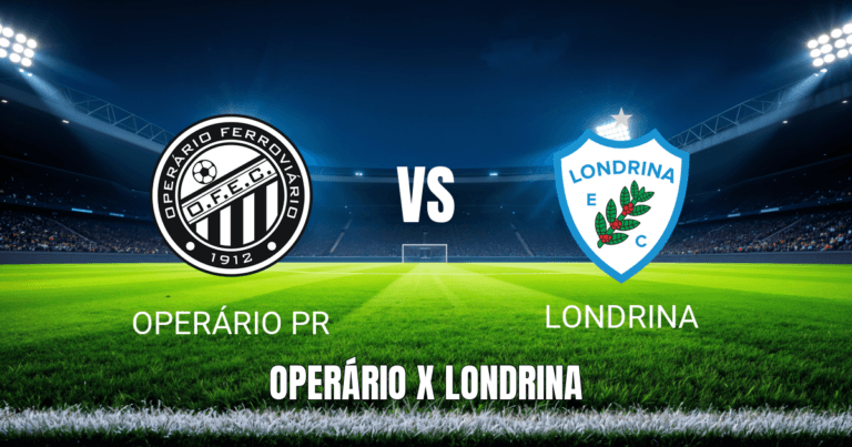Onde assistir Operário PR x Londrina ao vivo: Palpite do jogo 03/05/2026