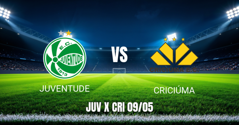 Onde Assistir Juventude x Criciúma ao Vivo: Palpite para 09/05/2026
