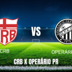 Onde assistir a CRB x Operário PR ao vivo: Palpite para Brasileirão Série B 09/05/2026