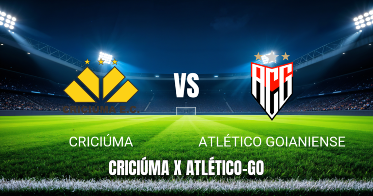 Onde assistir a Criciúma x Atlético Goianiense: Palpite e informações para 17/05/2026