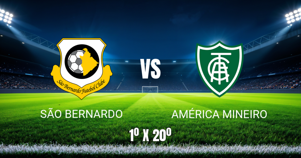 Onde assistir São Bernardo x América-MG ao vivo? Palpite 16/05/2026